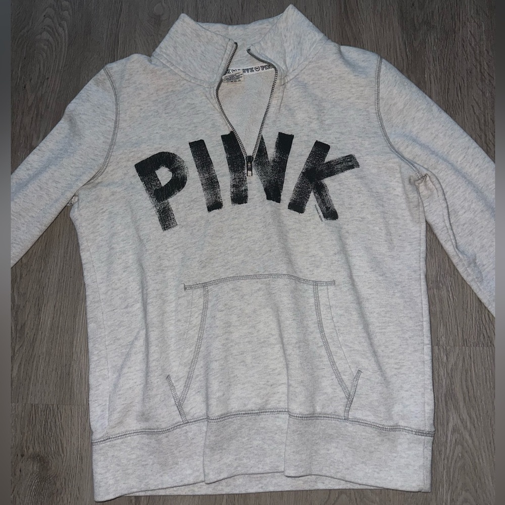 Victoria's Secret PINK Light Gray Hoodie